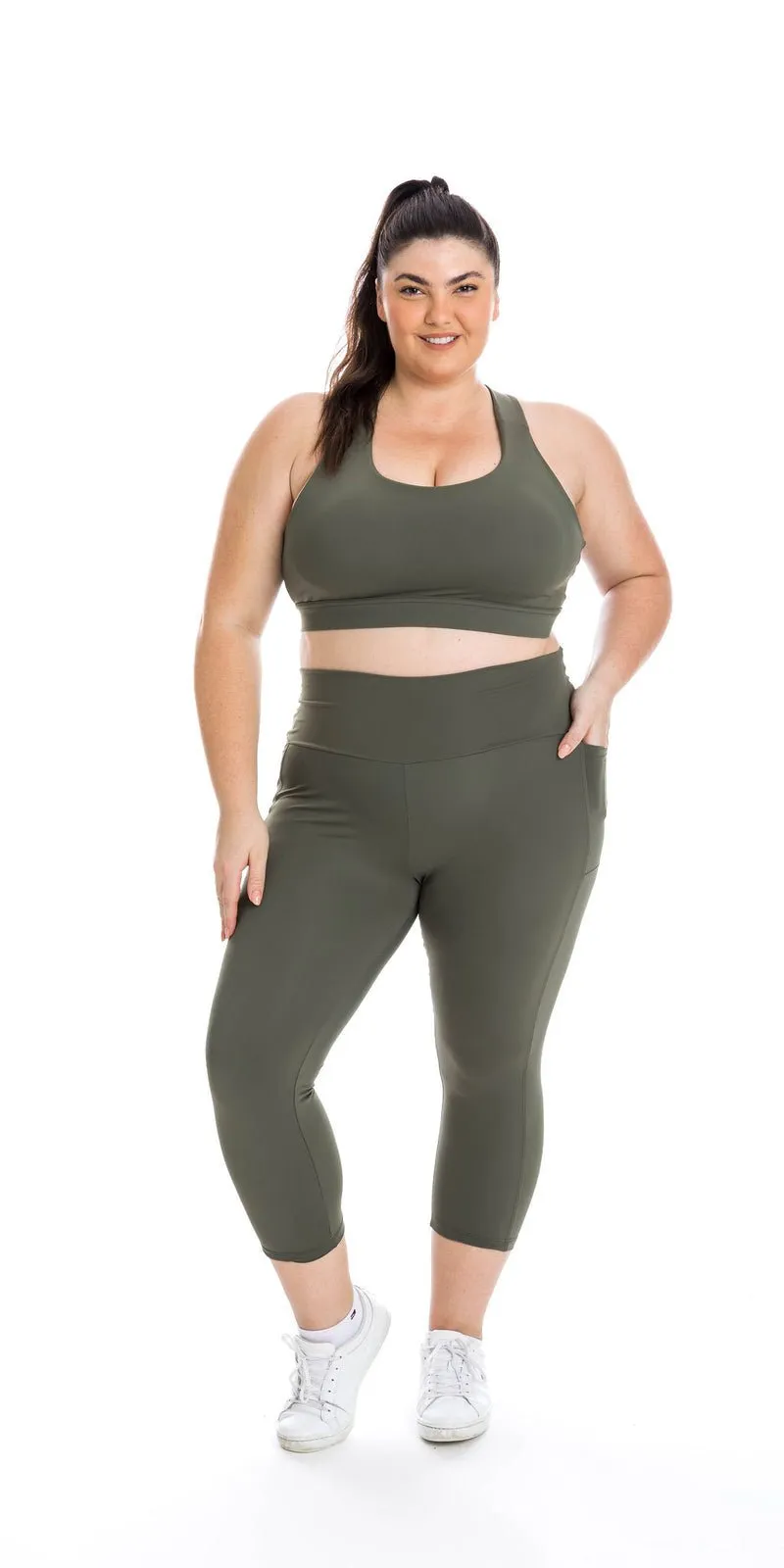 Khaki Body Luxe Compact Bra