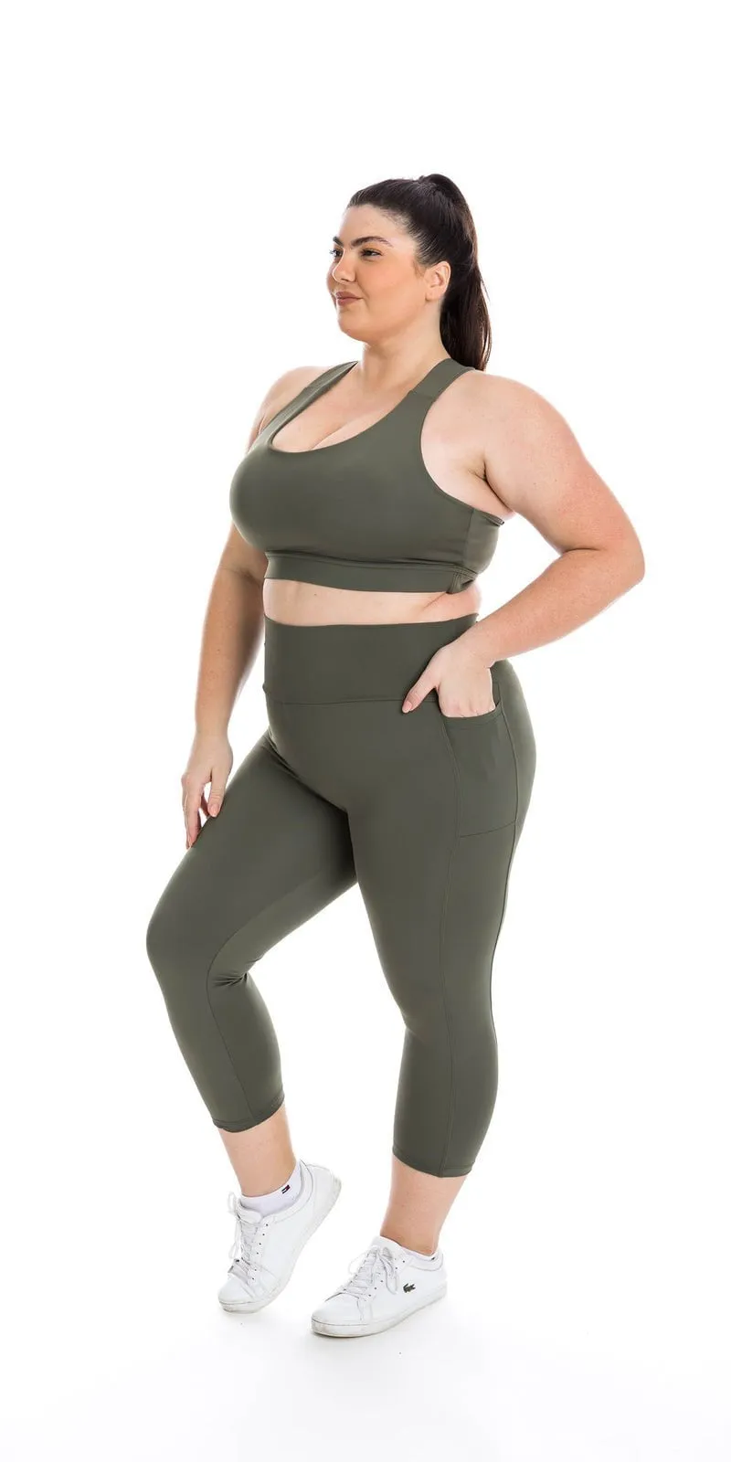 Khaki Body Luxe Compact Bra