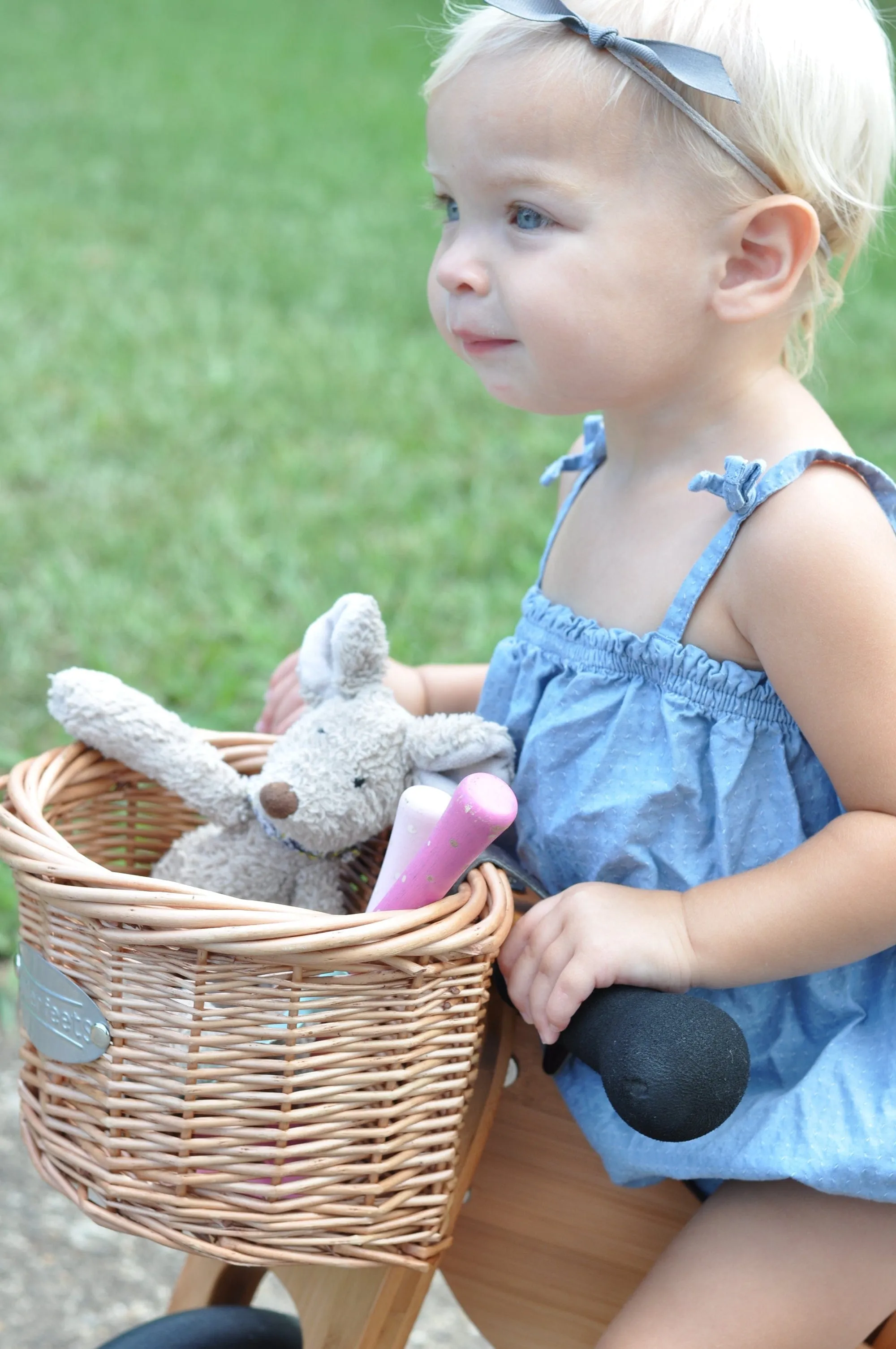 Kinderfeets Wicker Bike Basket
