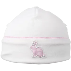 Kissy Kissy 'Pique Cottontails' White & Pink Hat