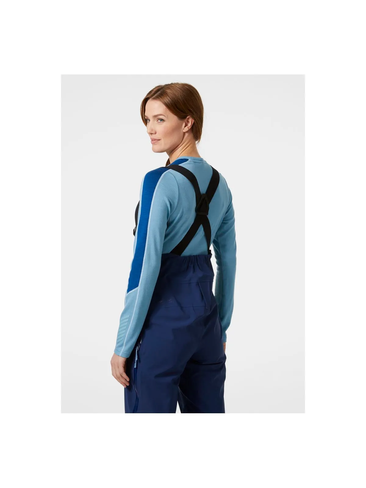 Koszulka Helly Hansen W Lifa Merino Lightweight Crew niebieski