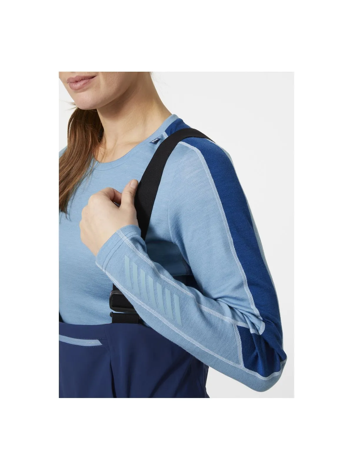 Koszulka Helly Hansen W Lifa Merino Lightweight Crew niebieski