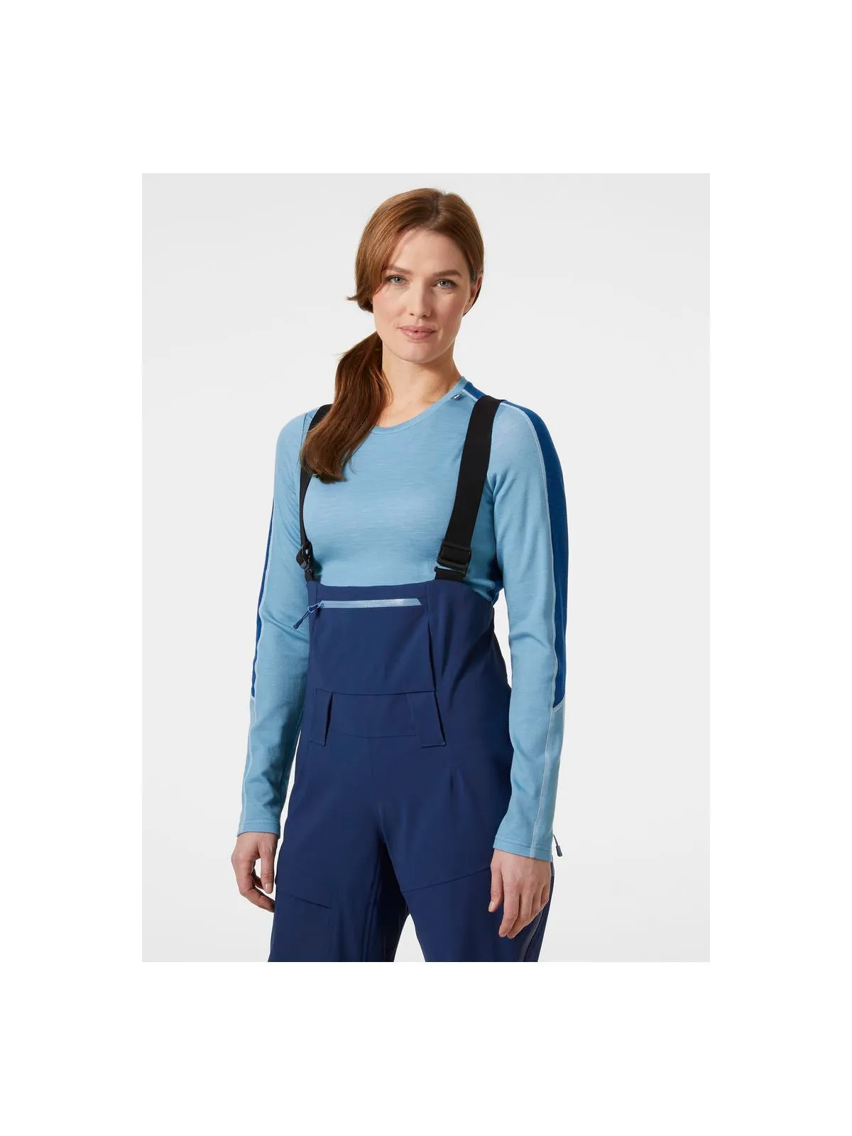 Koszulka Helly Hansen W Lifa Merino Lightweight Crew niebieski