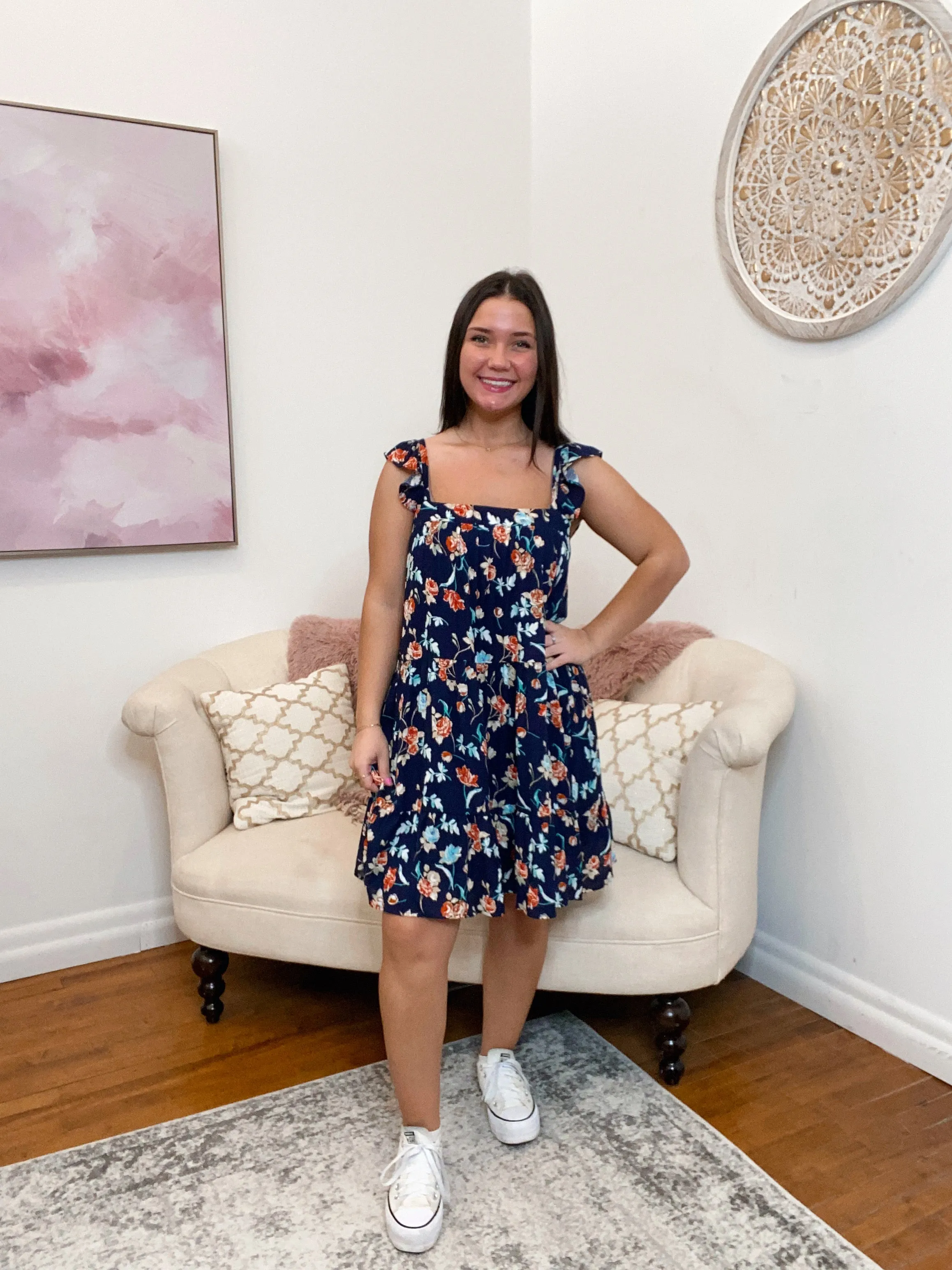 Kristi Floral Mini Dress FINAL SALE