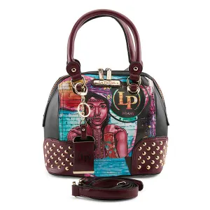 La Philipe Lp1001 2 The Wall Art Handbag Square Black