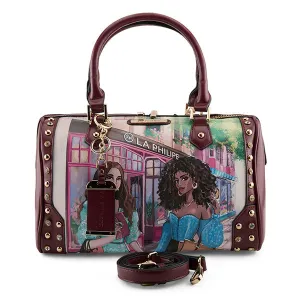 La Philipe Lp1020 5 Shopping In The City Handbag Classic Pu Leather