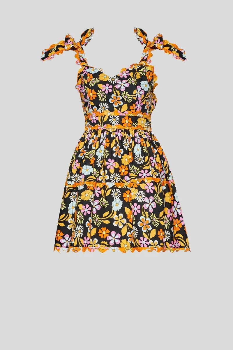 Ladies Dress - Bright Floral Mix