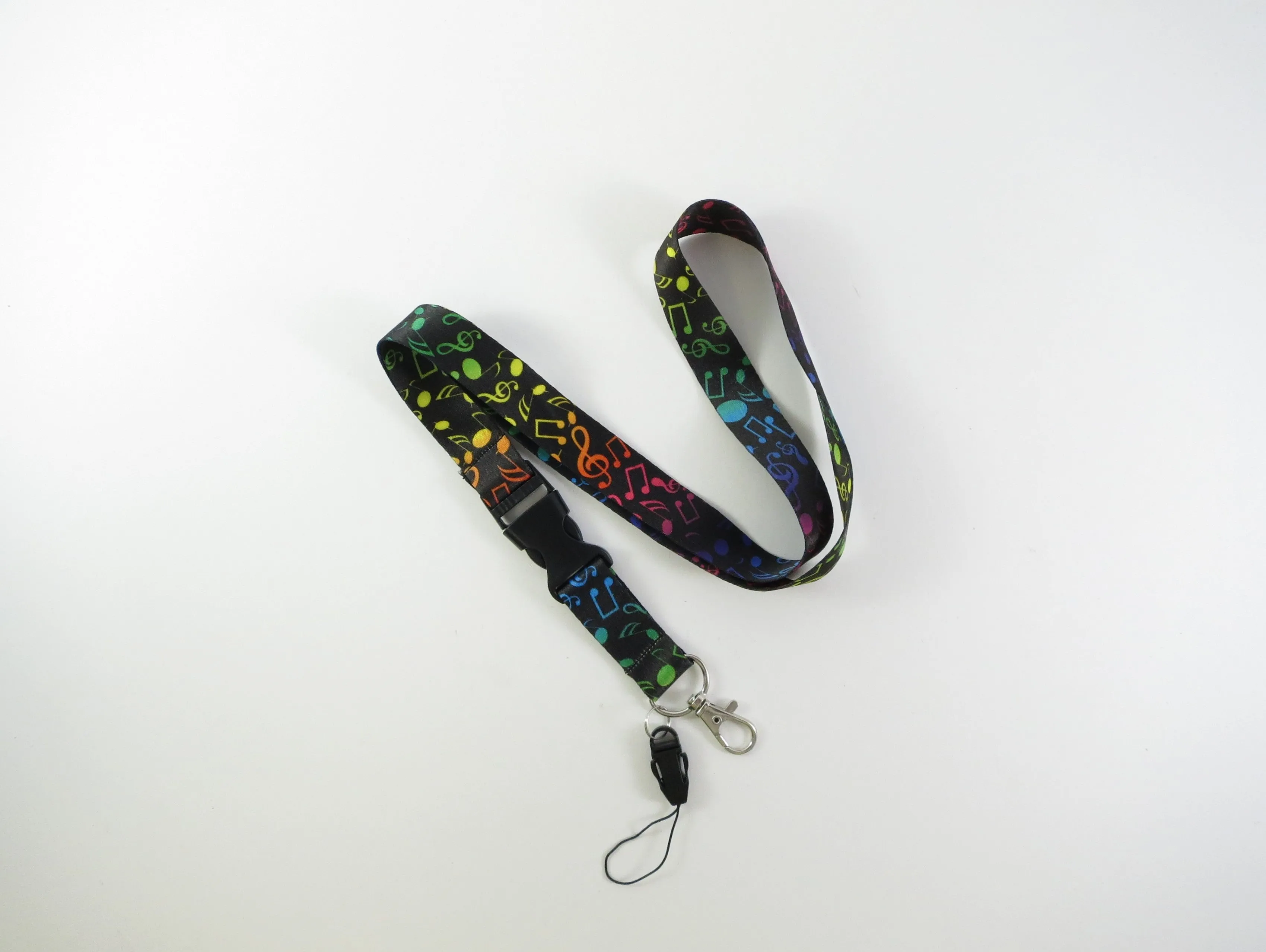 Lanyards Colourful Music Notes