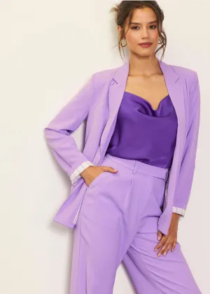 Lavender Lightweight Tailored Blazer