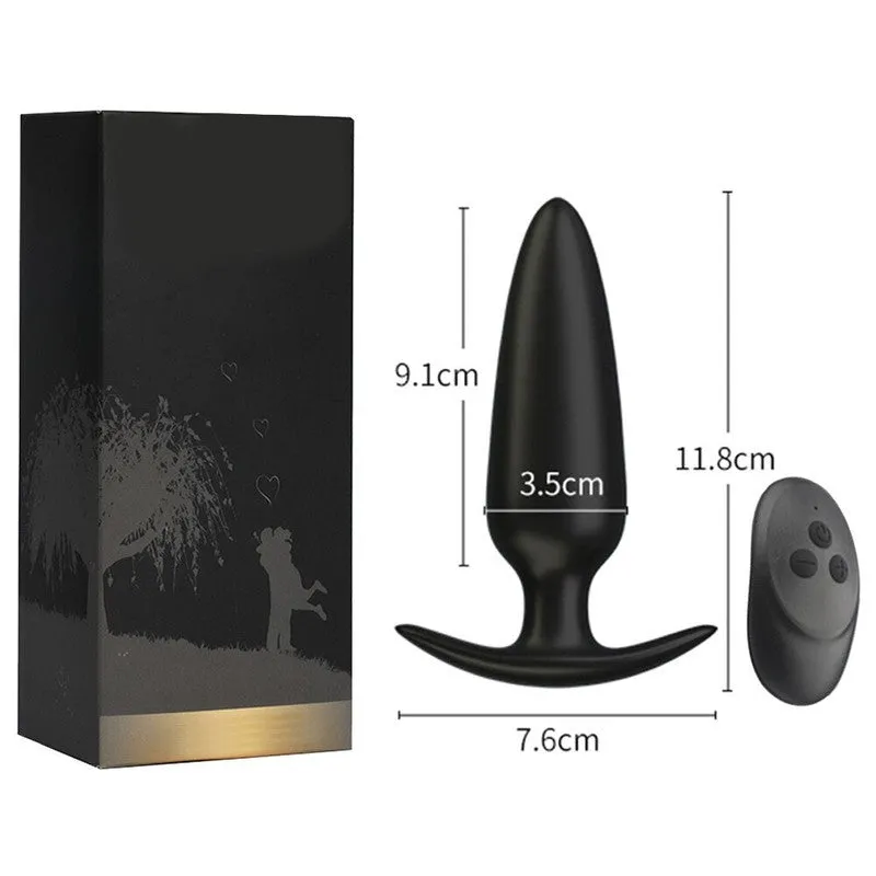 Le Plug anal silicone vibrant Rocket