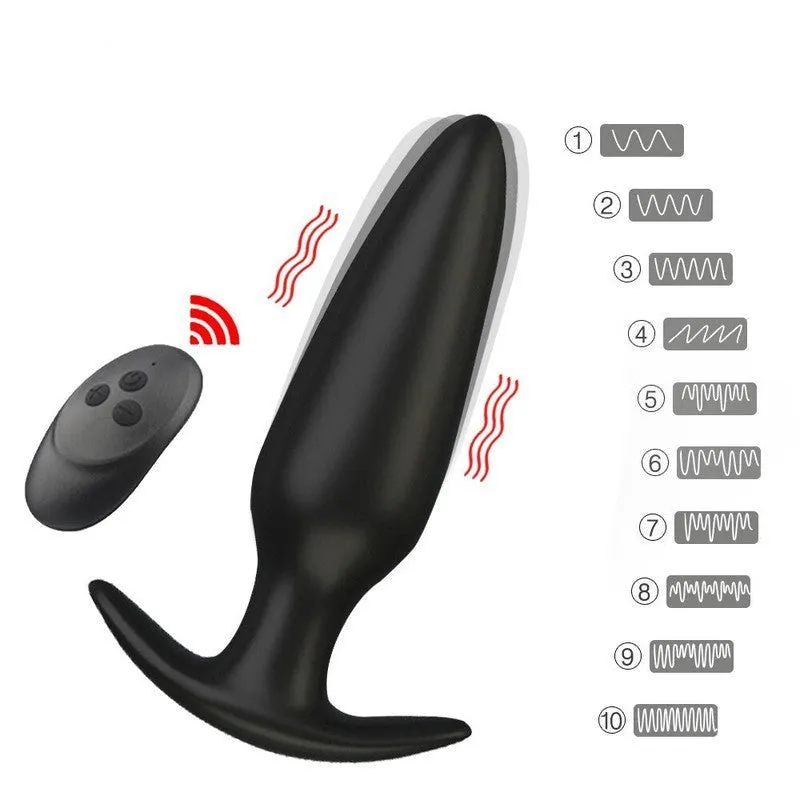 Le Plug anal silicone vibrant Rocket