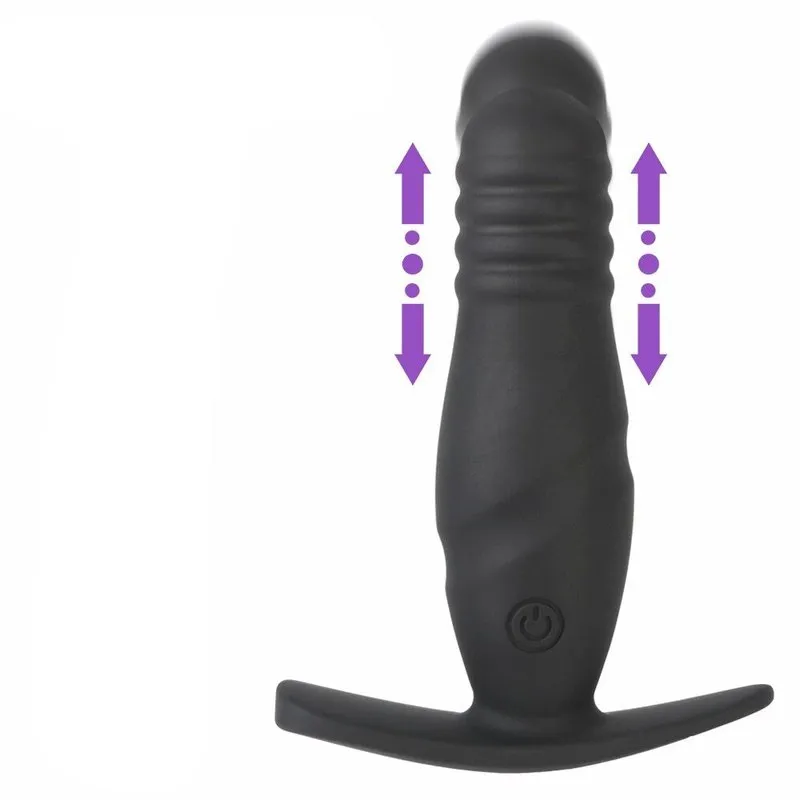 Le Plug anal vibrant avec télécommande silicone