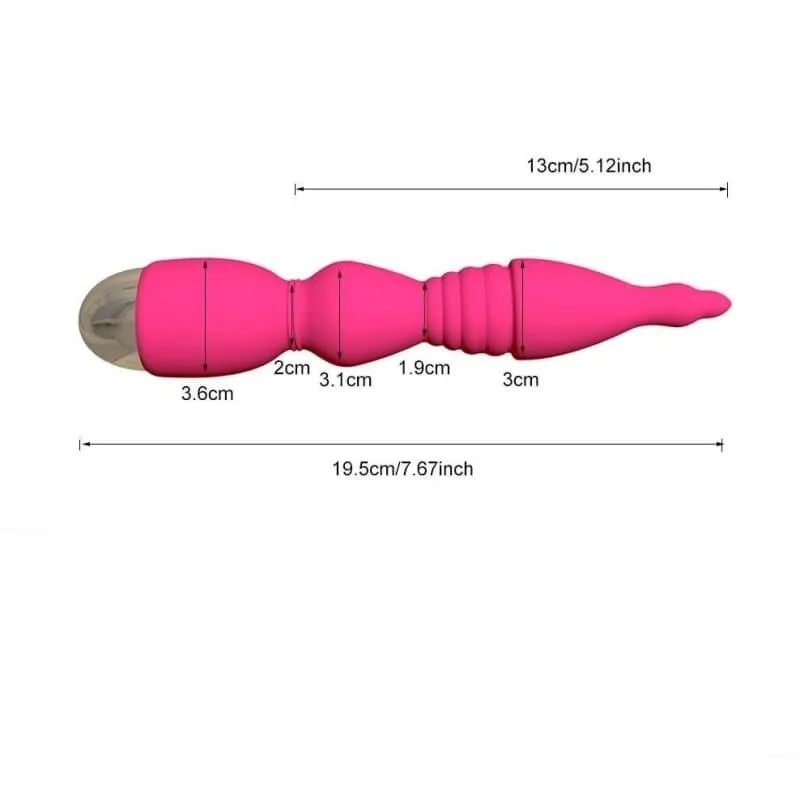 Le Plug Anal Vibrant beads Violet