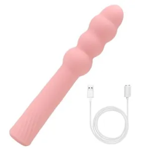 Le Plug Anal Vibrant en perles rose