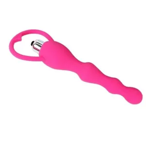 Le Plug Anal Vibrant mini chapelet rose