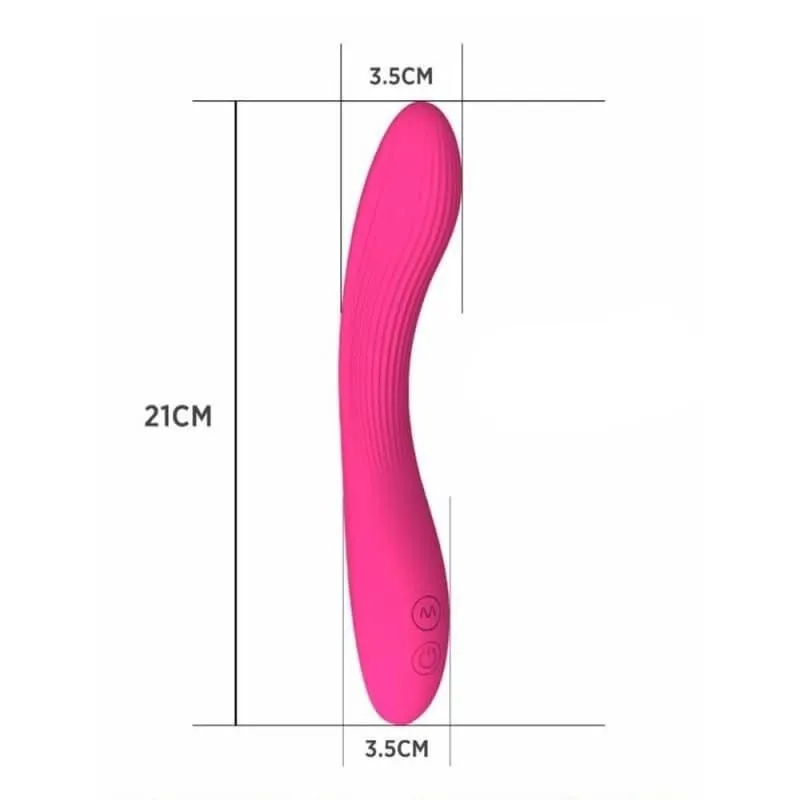 Le Plug Anal Vibrant rose 21cm