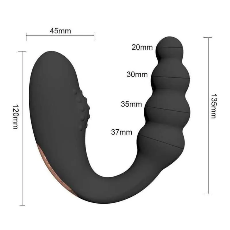Le Plug Anal Vibrant U Noir