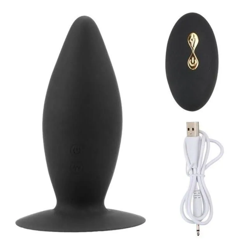 Le Plug Anal Vibrant œuf noir