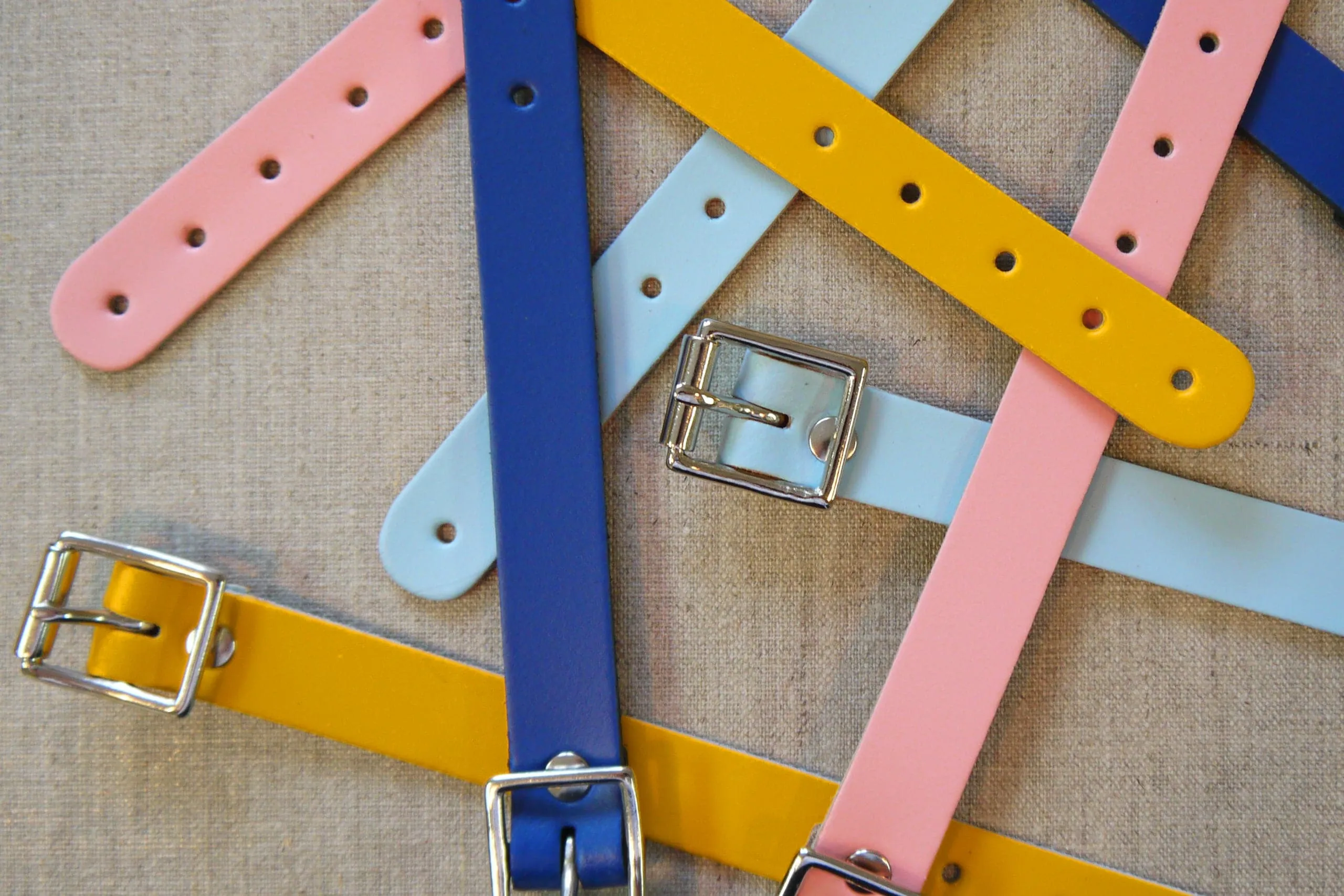 Leather Bike Basket Straps