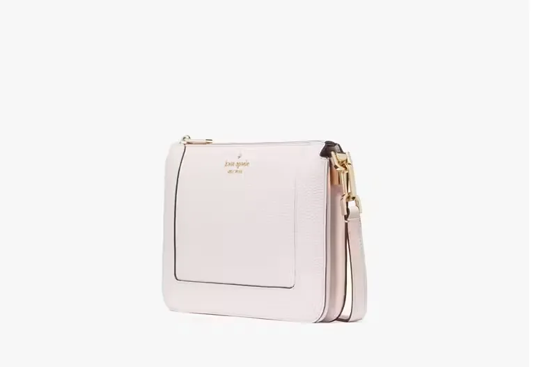 Lena Double Compartment Crossbody Shimmer Pink Kate Spade