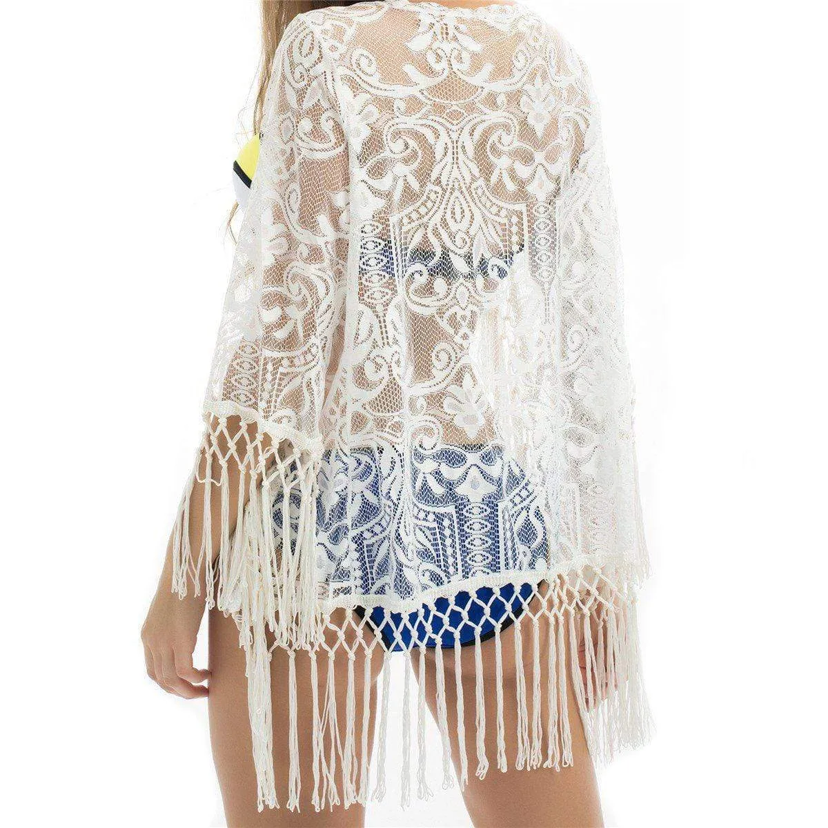 Lia Lace Tassel Cover Up