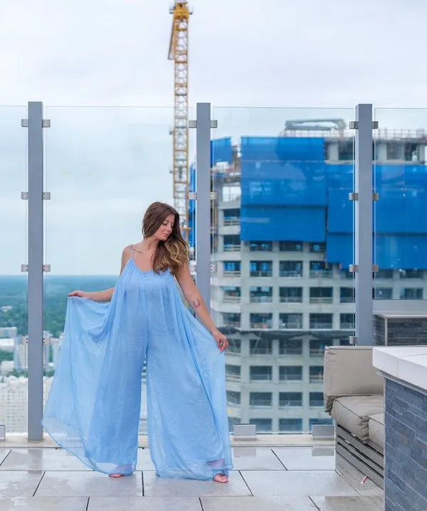 LIGHTWEIGHT FLOWY JUMPSUIT