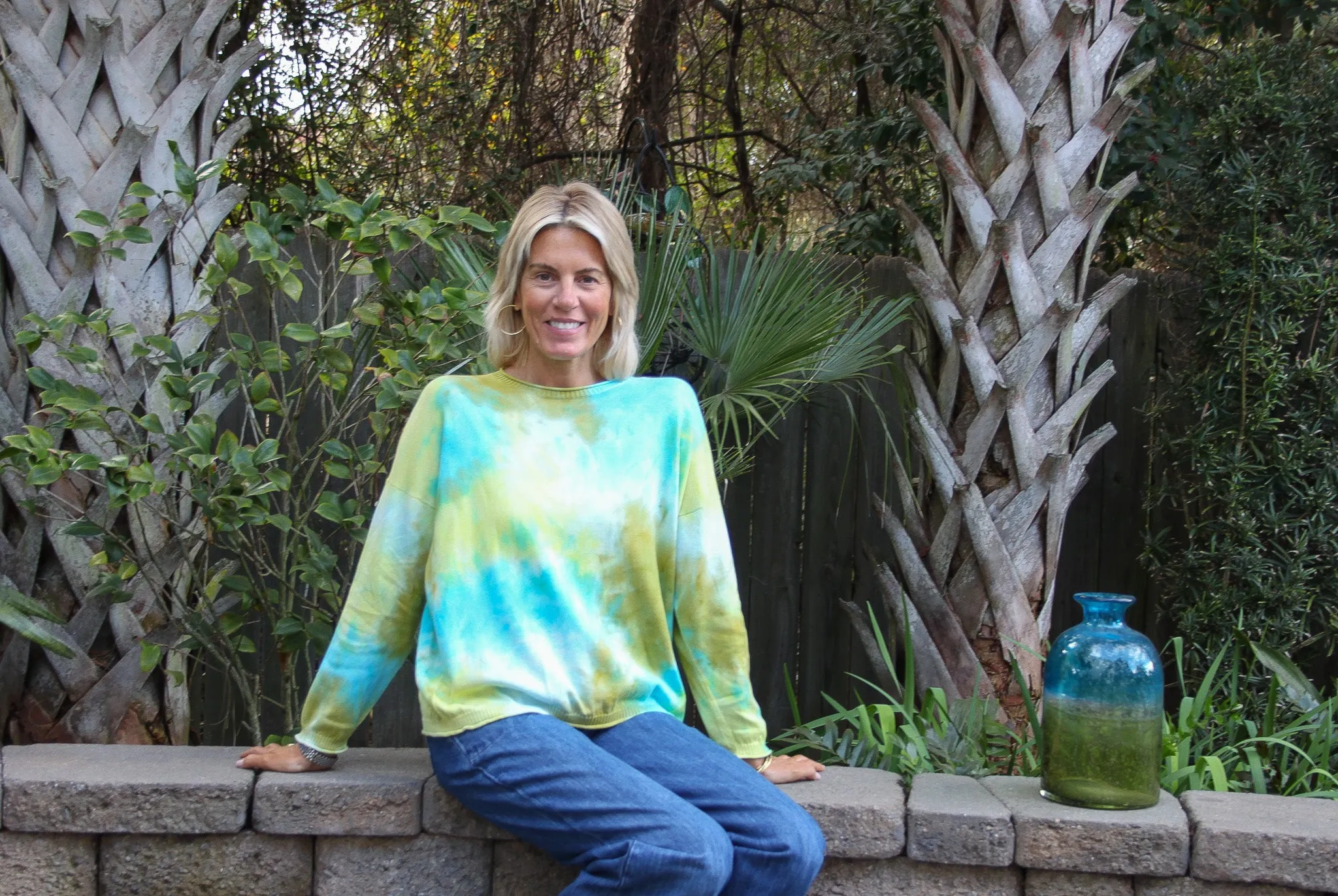 Lightweight Hand Painted Sweater