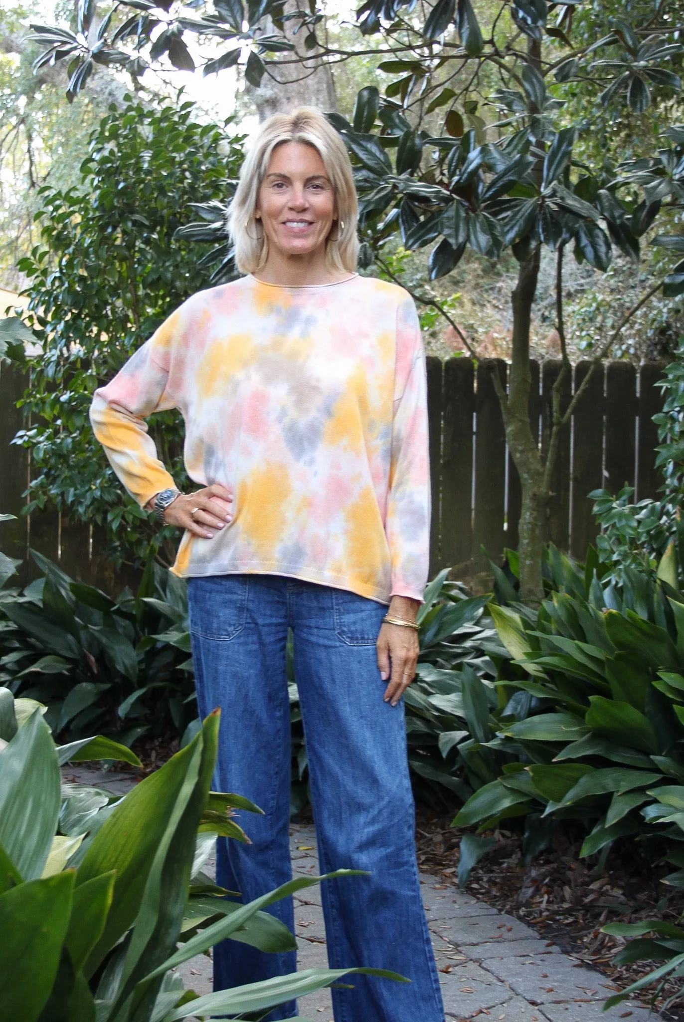 Lightweight Hand Painted Sweater
