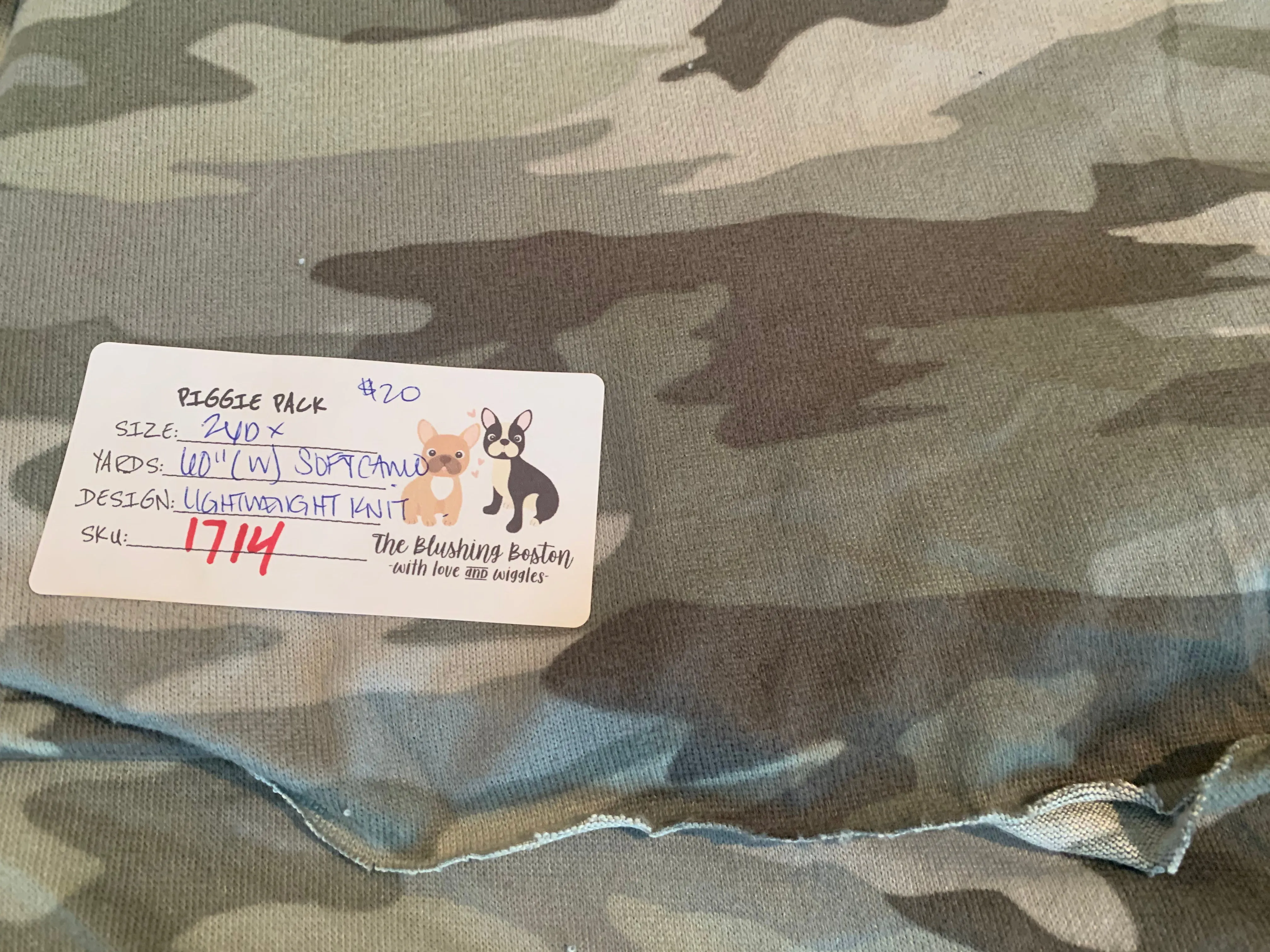LIGHTWEIGHT KNIT - SOFT CAMO