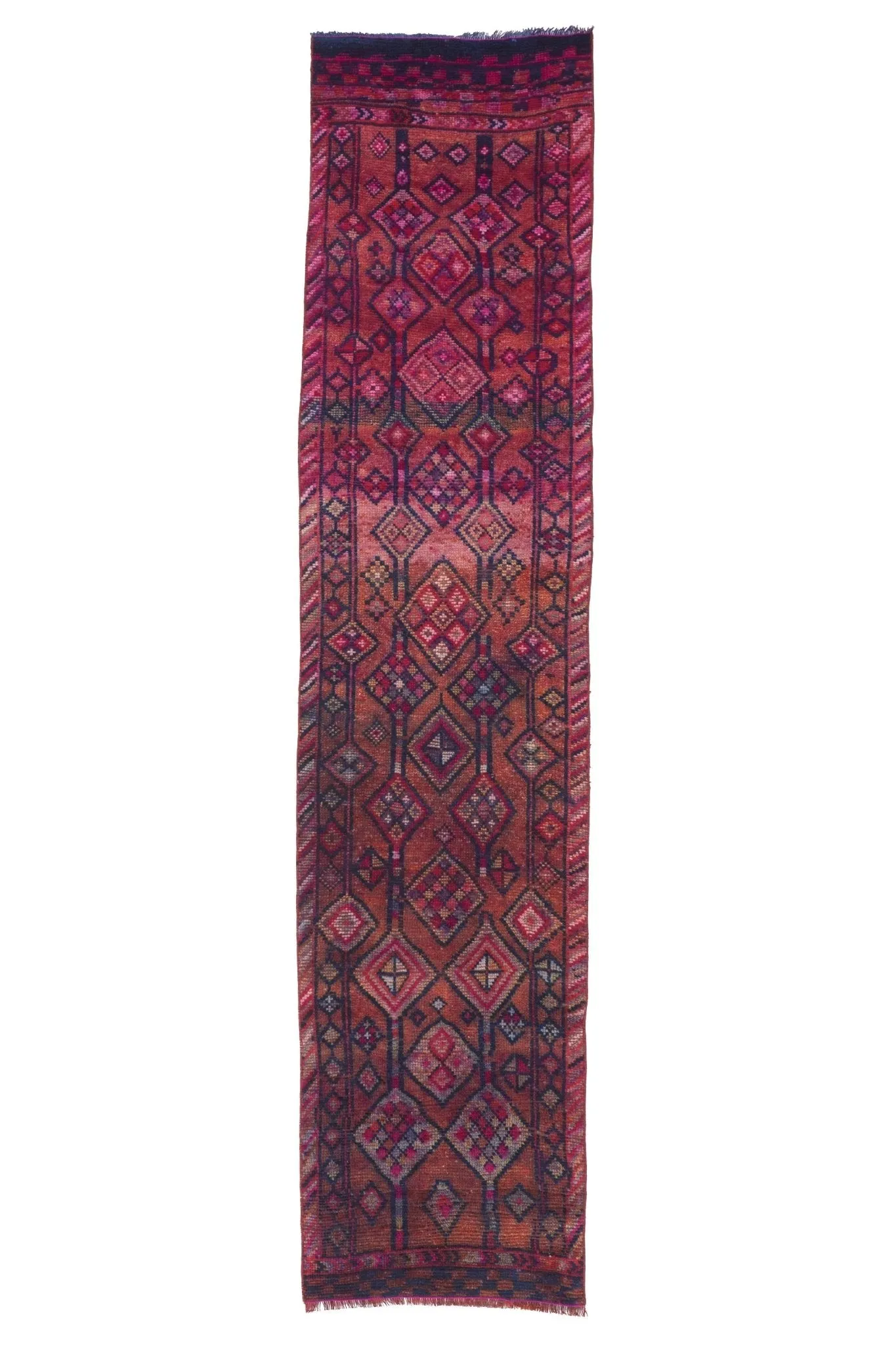 'Lilac' Vintage Turkish Runner- 2'5.5'' x 10'11''