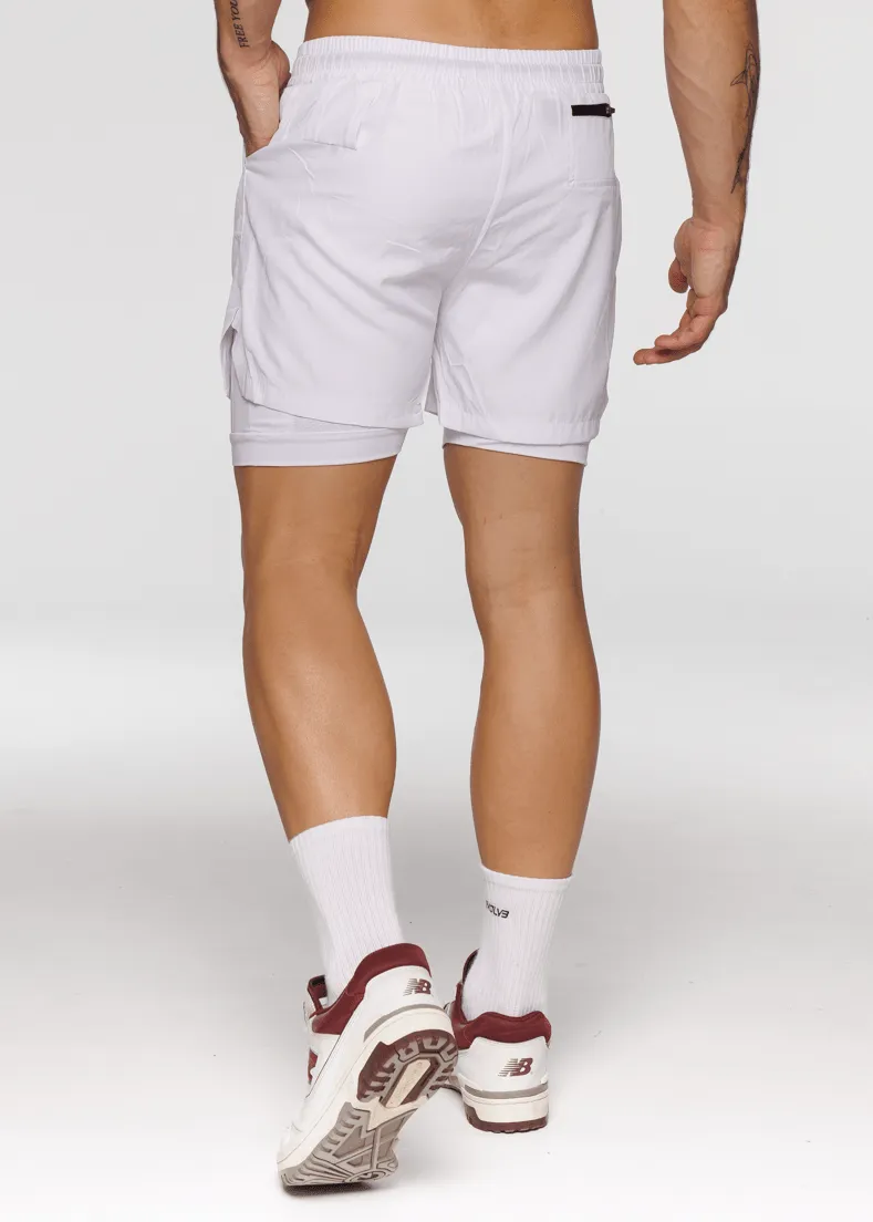 Limitless Active Shorts - White