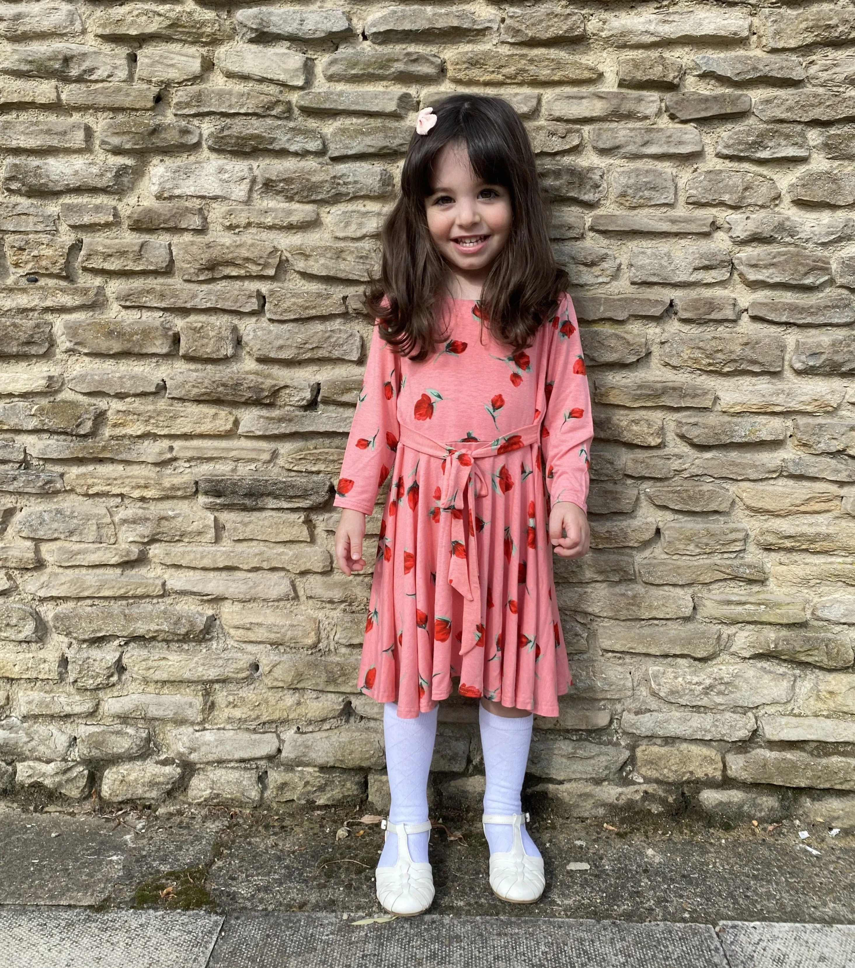 'Lottie' Rose Jersey Dress