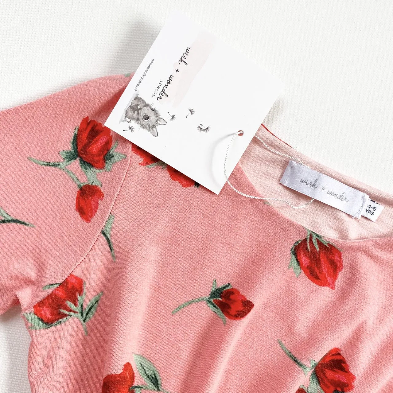 'Lottie' Rose Jersey Dress