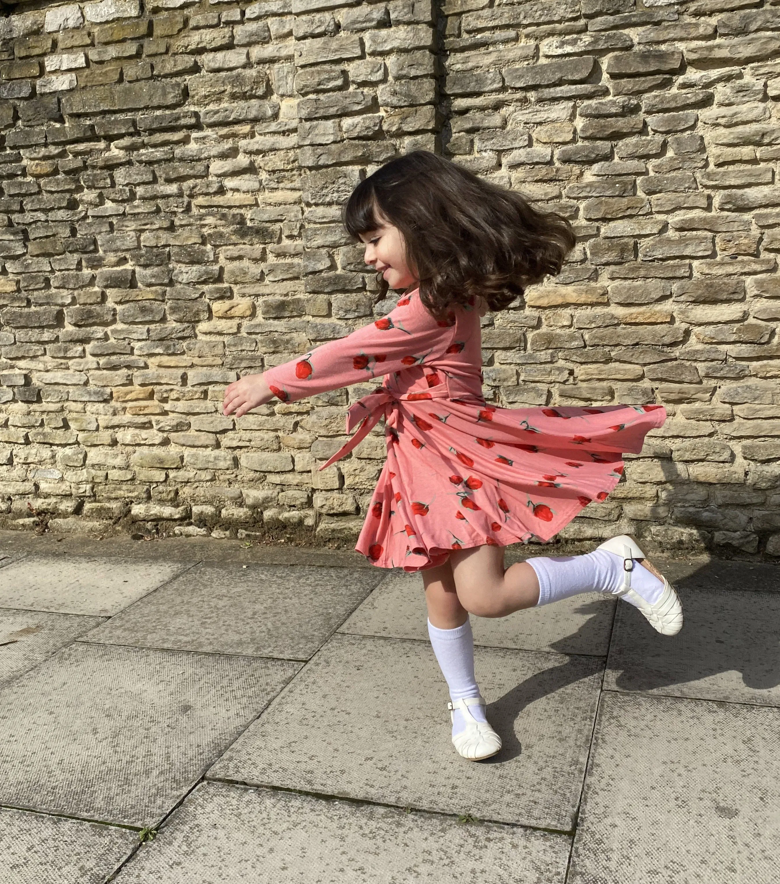 'Lottie' Rose Jersey Dress