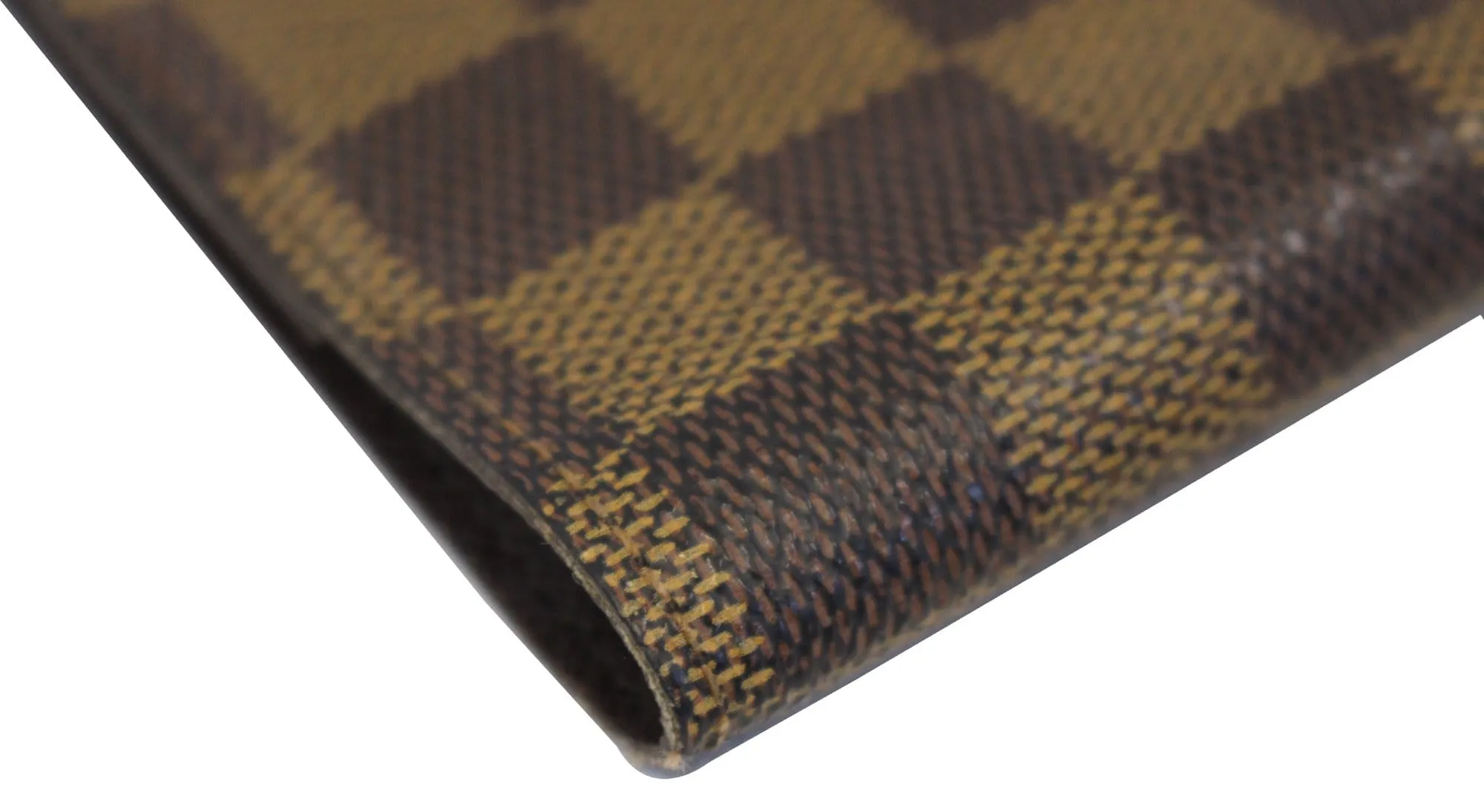 LOUIS VUITTON Agenda Bureau Damier Ebene  Note Cover