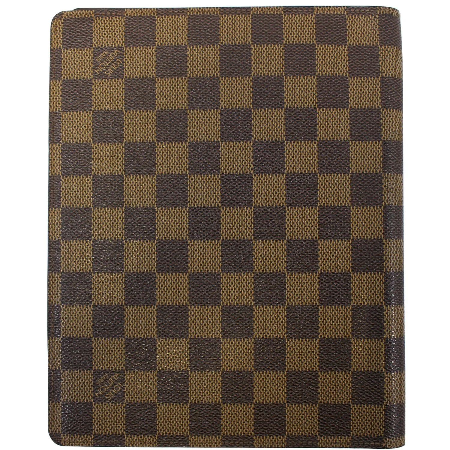LOUIS VUITTON Agenda Bureau Damier Ebene  Note Cover
