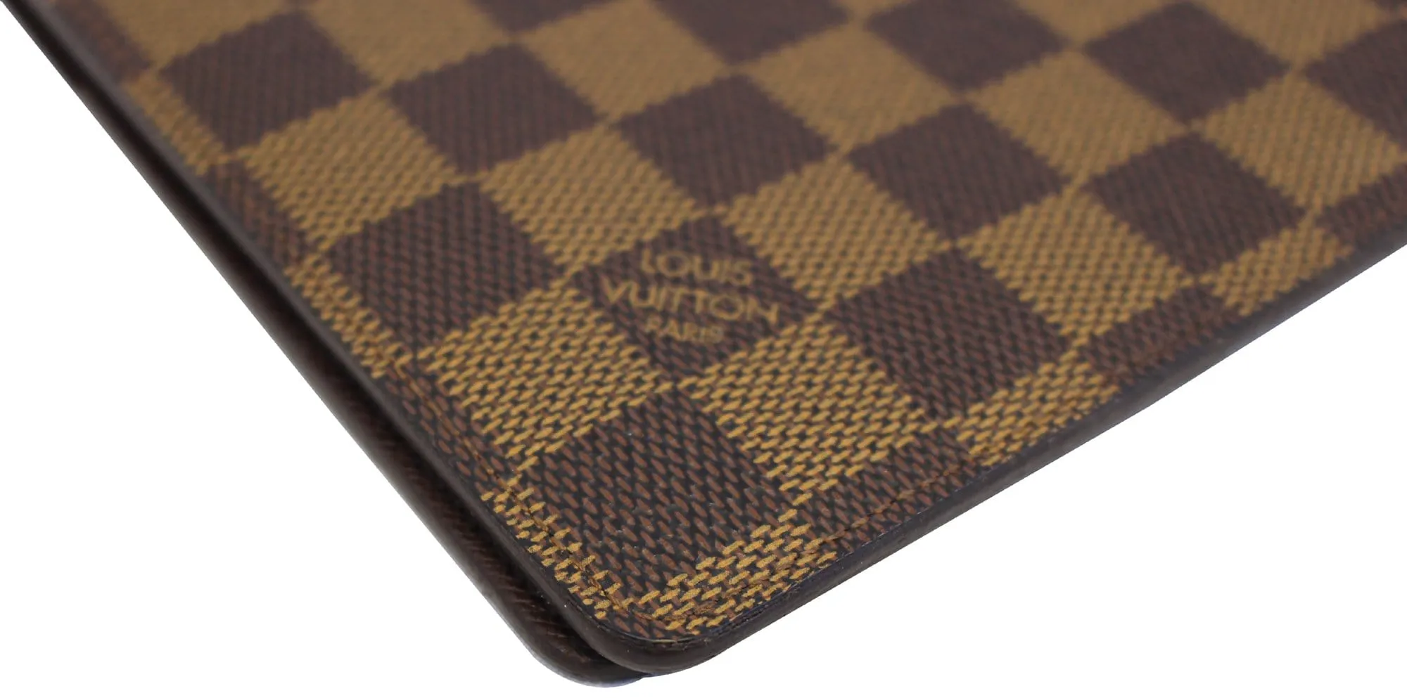 LOUIS VUITTON Agenda Bureau Damier Ebene  Note Cover