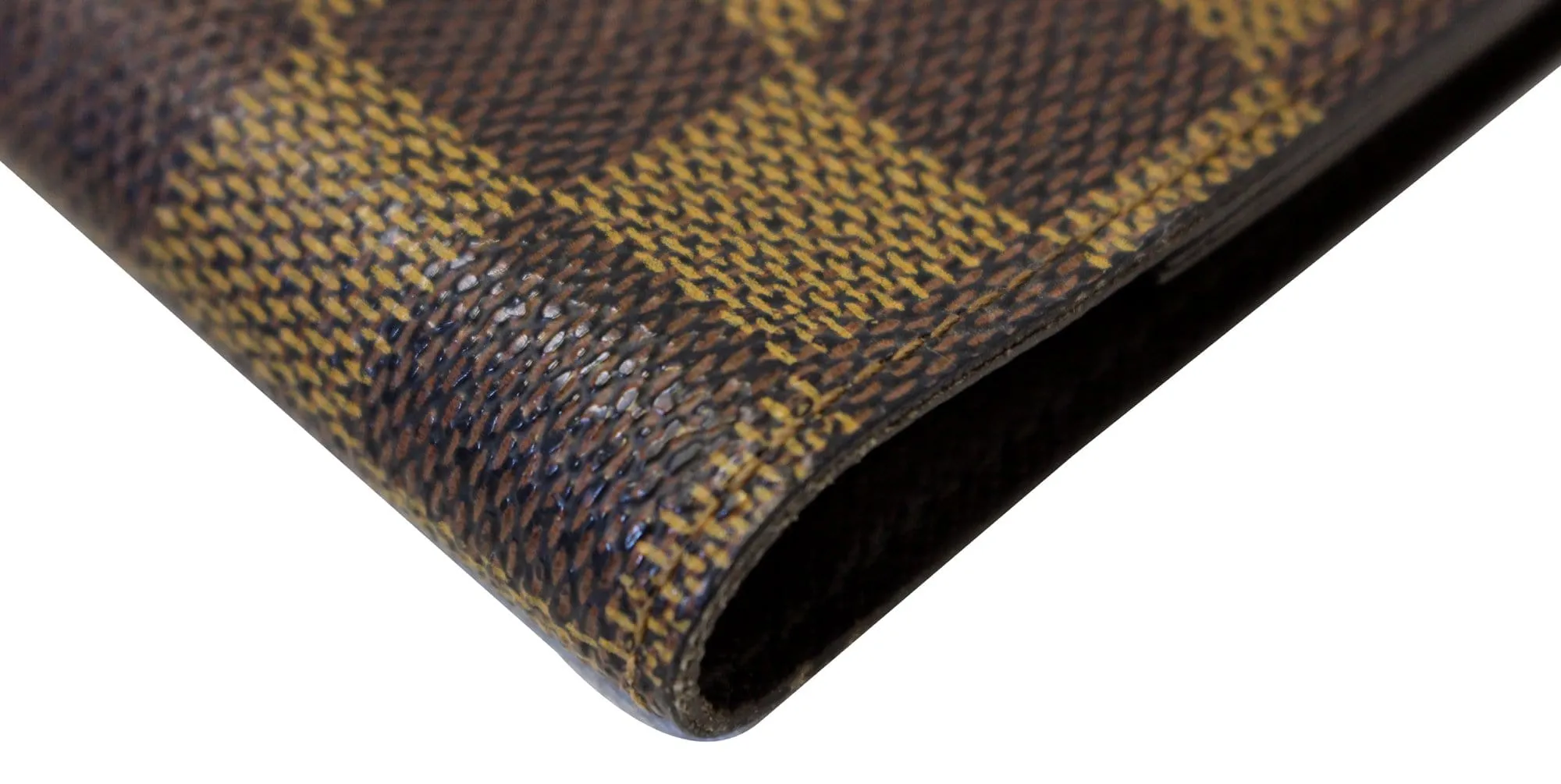 LOUIS VUITTON Agenda Bureau Damier Ebene  Note Cover