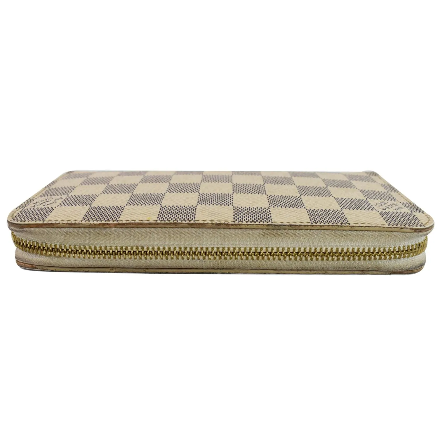 LOUIS VUITTON Damier Azur Zippy Long Wallet White - 20% OFF