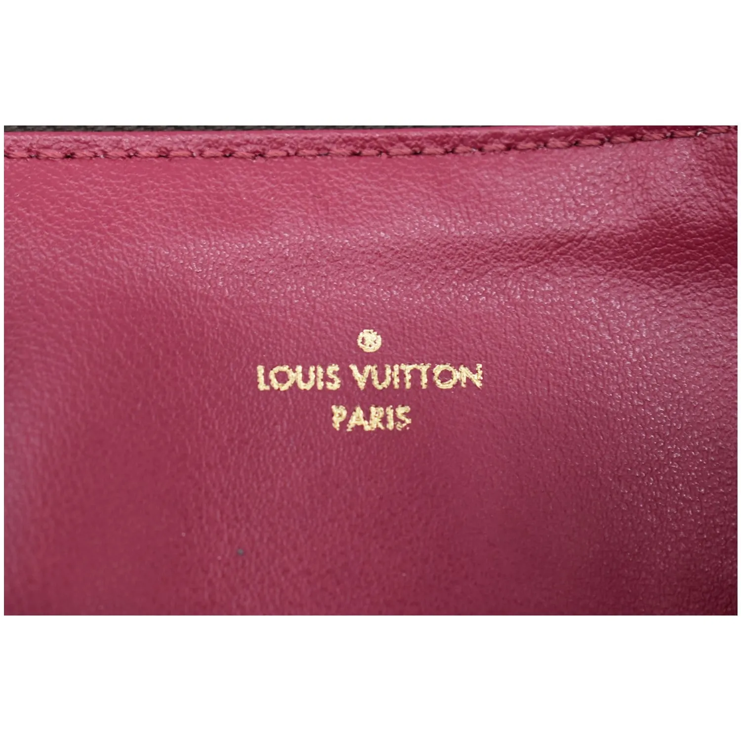 LOUIS VUITTON Felicie Zippered Monogram Canvas Insert Pouch Brown