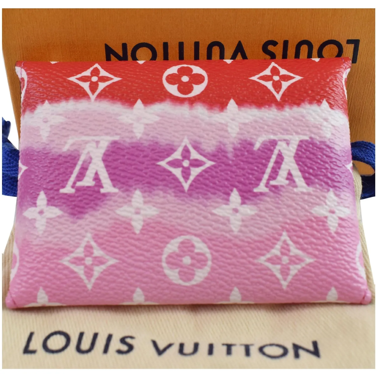LOUIS VUITTON Kirigami Pochette Medium/Small Monogram Escale Blue/Red - Final Sale