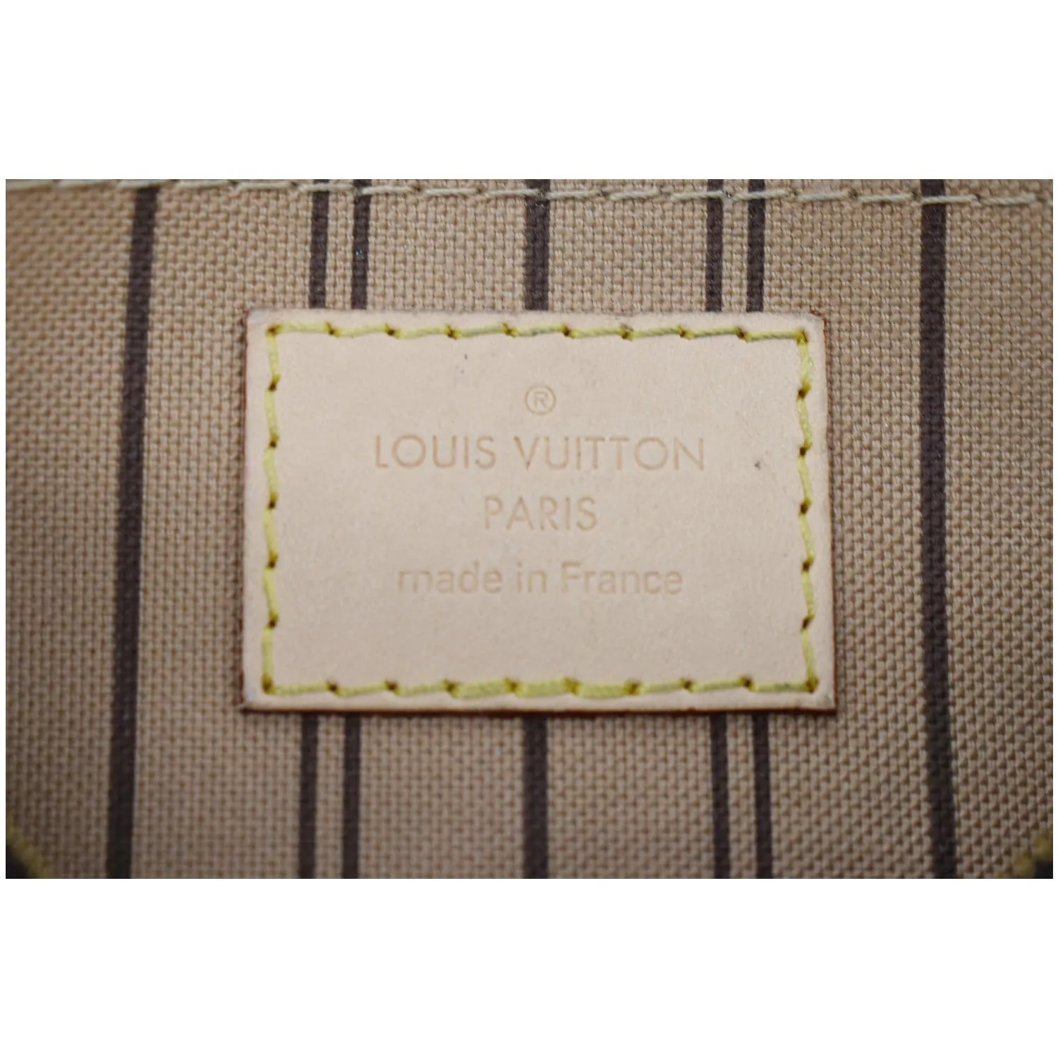 LOUIS VUITTON Pochette Wristlet Pouch Monogram Canvas Neverfull MM Brown