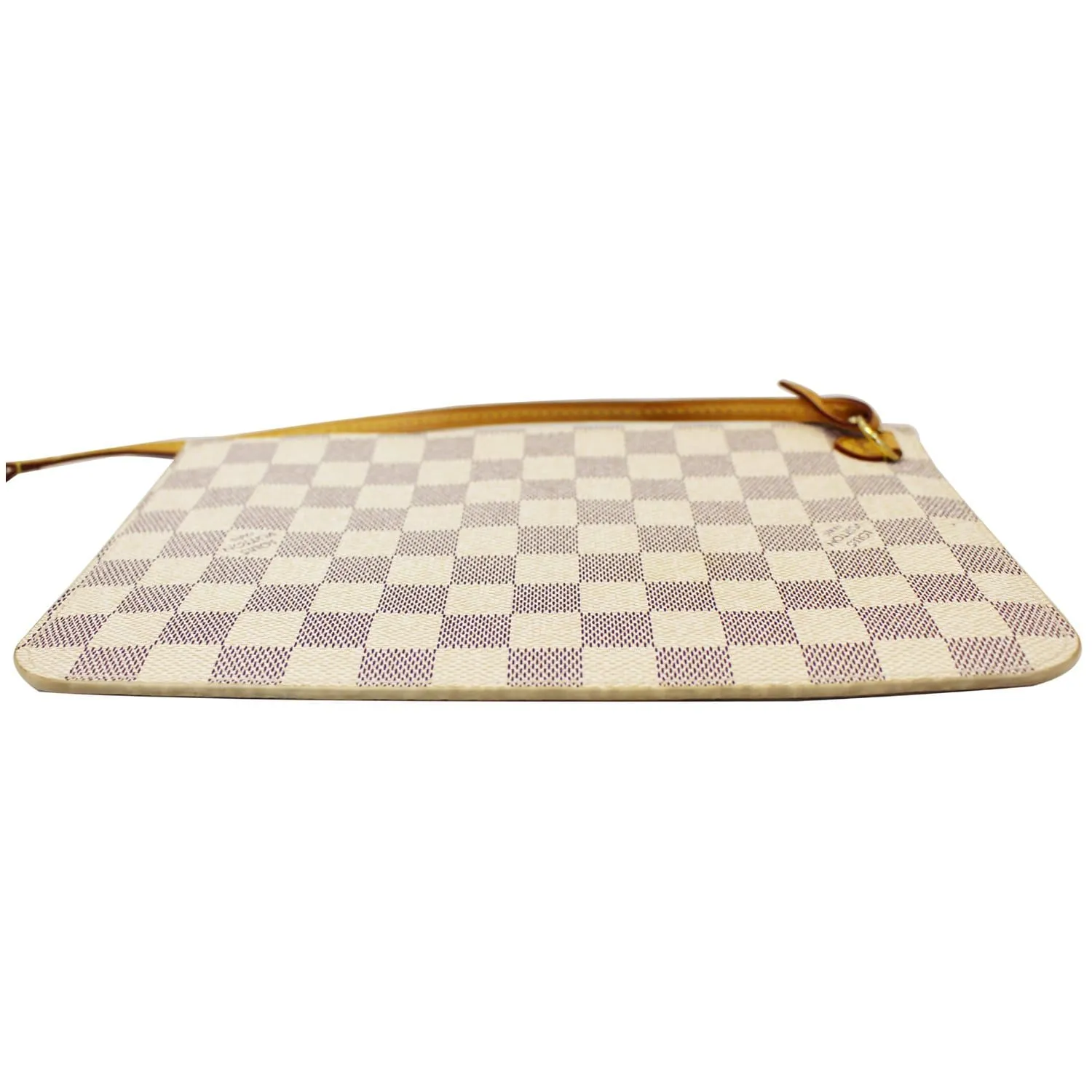 LOUIS VUITTON Pochette Wristlet Pouch Neverfull MM Damier Azur