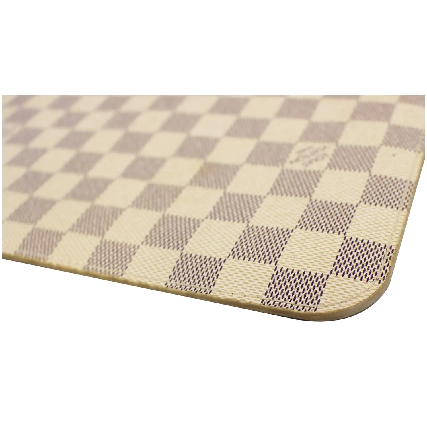 LOUIS VUITTON Pochette Wristlet Pouch Neverfull MM Damier Azur