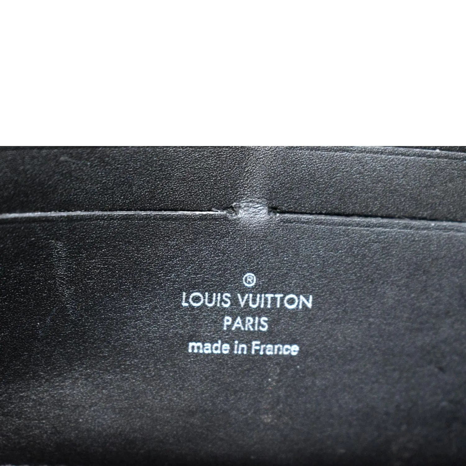 LOUIS VUITTON Twist Color Block Monogram Leather Chain Clutch Black