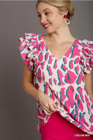 Lovin’ On Me Ruffle Sleeve Top