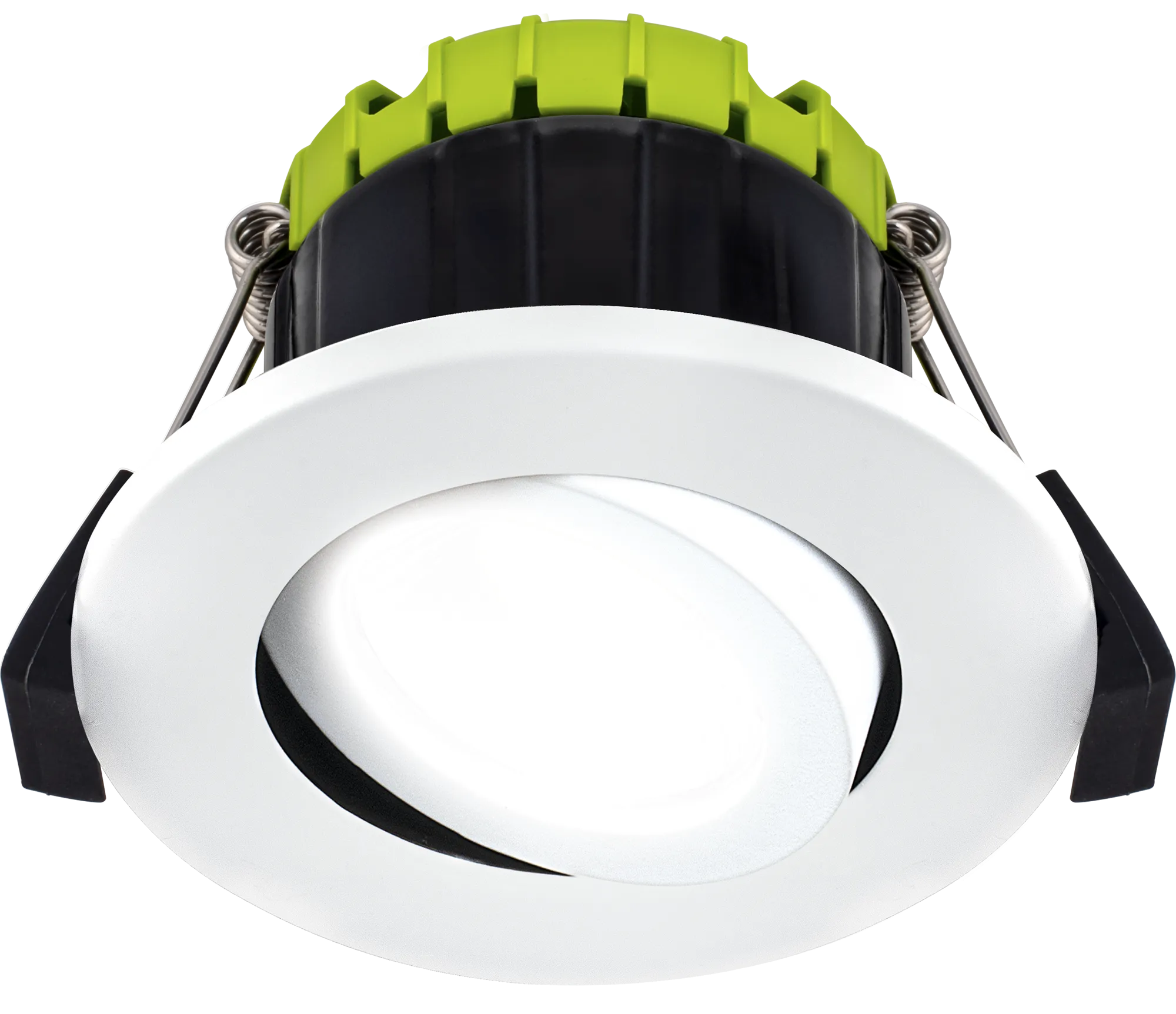 Luceco EFCA60W40 FType Compact Adjustable 6W Cool White 4000K IP20 Fire Rated Downlight - White