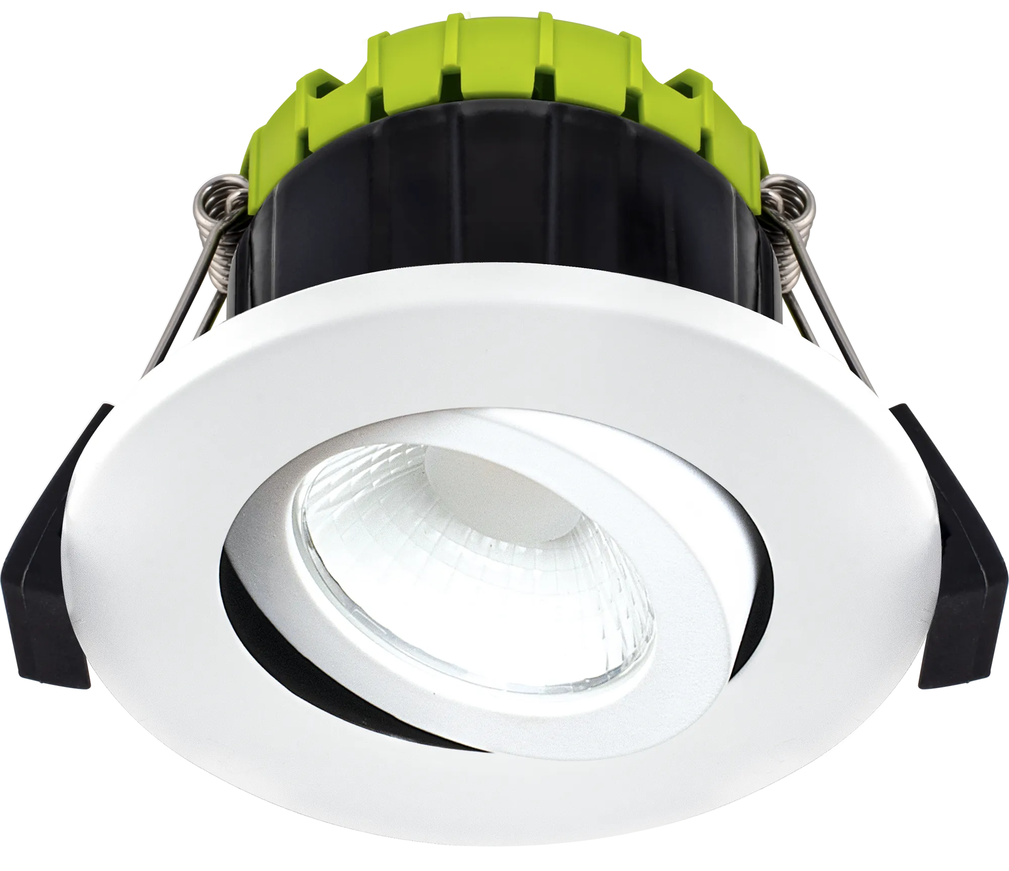Luceco EFCA60W40 FType Compact Adjustable 6W Cool White 4000K IP20 Fire Rated Downlight - White