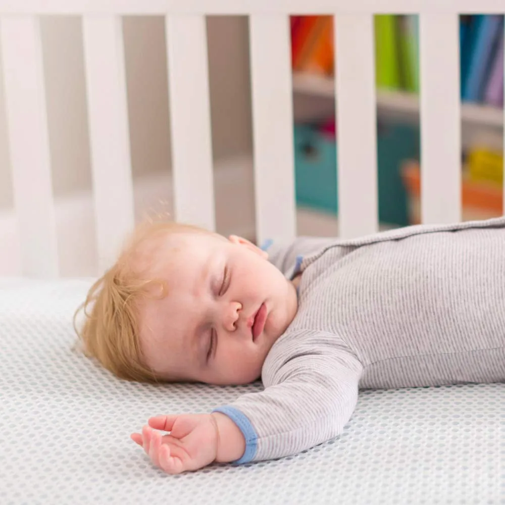 Lullaby Earth Super Lightweight Breeze Crib Mattress - White (LE16 / 2-Stage)