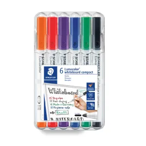 Lumocolor Whiteboard Compact Marker Set (6)